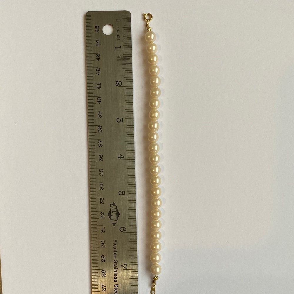 Costume Pearl-Style Bracelet (Please Bundle) - Picture 2 of 3